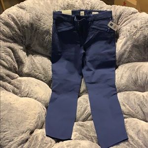 New skinny ankle blue pants